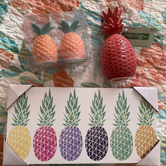Hobby Lobby Other Pineapple Home Decor Bundle Poshmark